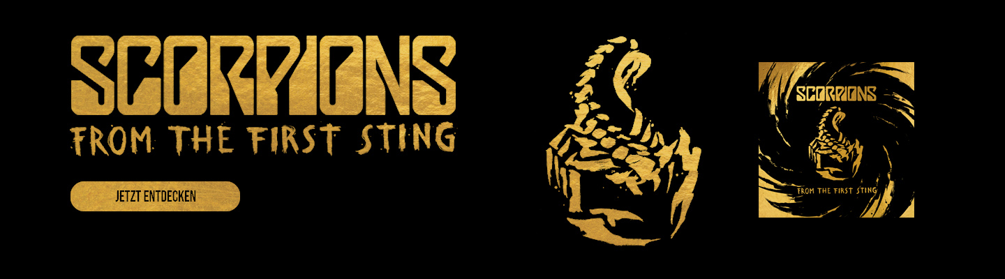 Banner mit Scorpions from the first sting