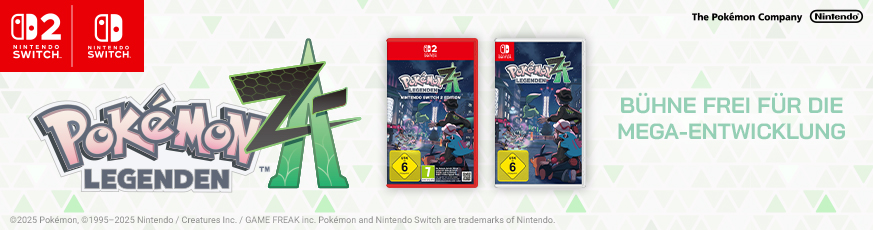Banner mit Pokemon Legenden ZA