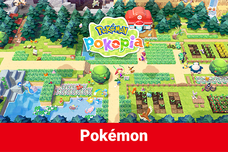 Banner mit Pokémon Pokopia