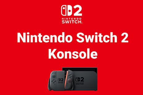 Banner mit Nintendo Switch 2 Konsole