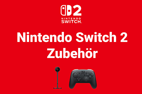 Banner mit Nintendo Swicht 2 Zubehör