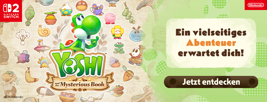 Banner mit Yoshi Mysterious Book