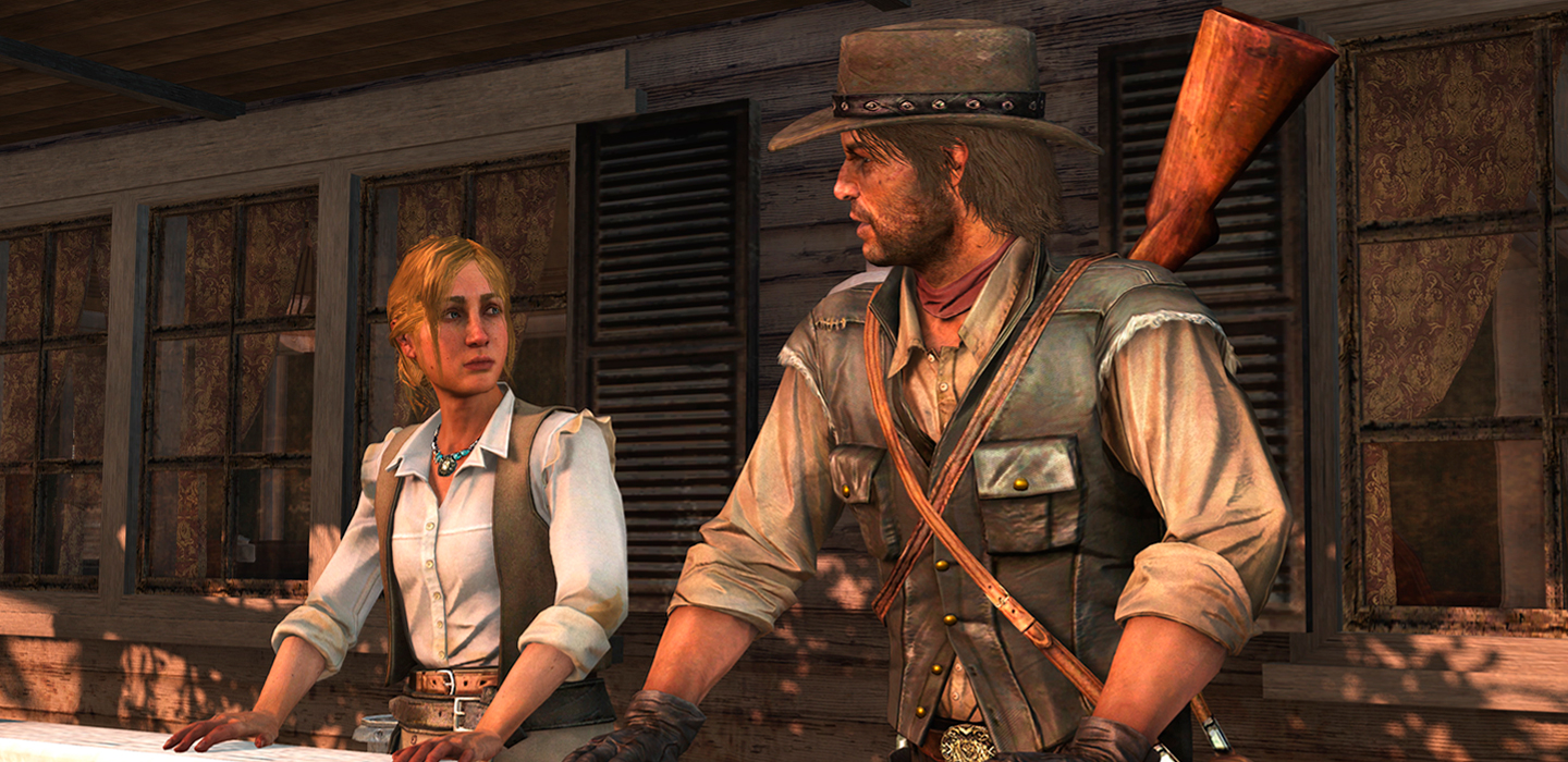 Bild mit Szene aus RDR Mann und Frau unterhalten sich