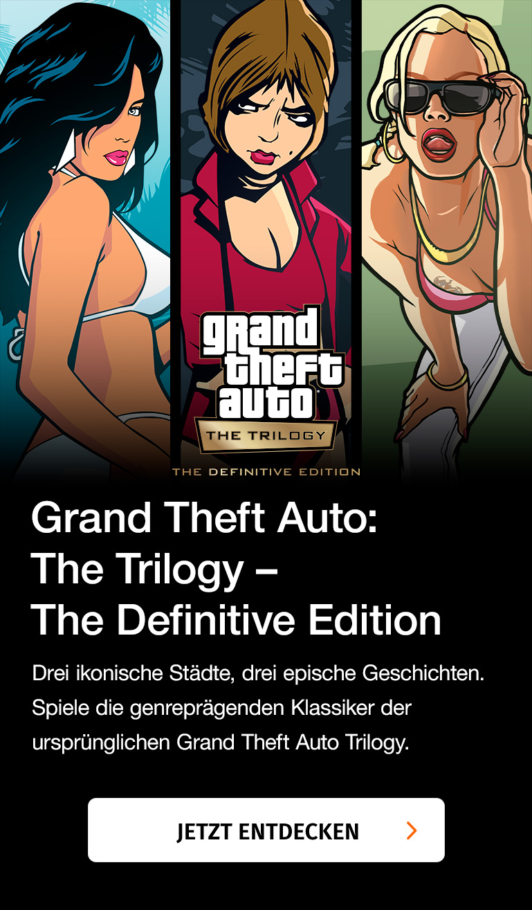 Banner mit Grand Theft Auto Trilogy