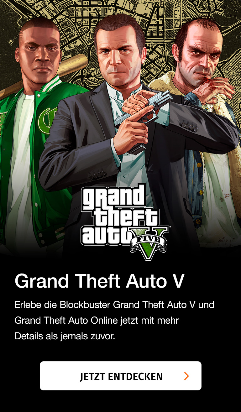Banner mit Grand Theft Auto 5