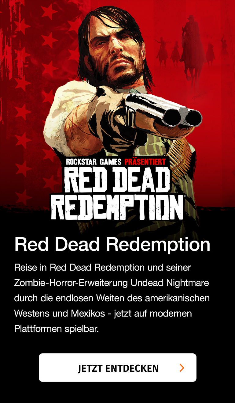 Banner mit Red Dead Redemption