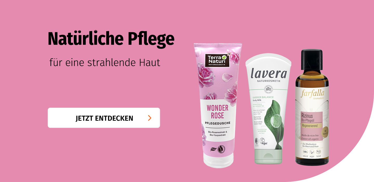 Natürliche Pflege Artikel von Terra Naturi Lavera und farfalla
