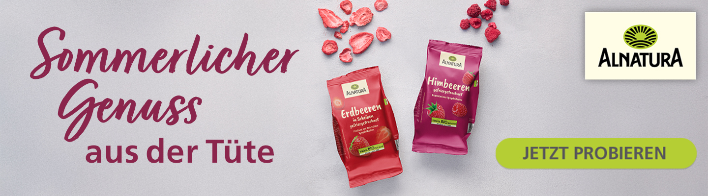 Alnatura Sommerlicher Genuss gefriergetrocknete Himbeeren und Erdbeeren