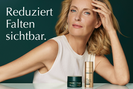 Weleda Werbung Super Anti - Aging Cell Longevity