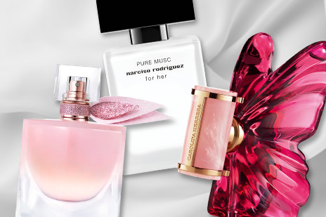 Damenparfums von Lancome, Carolina Herrera und narciso rodriguez