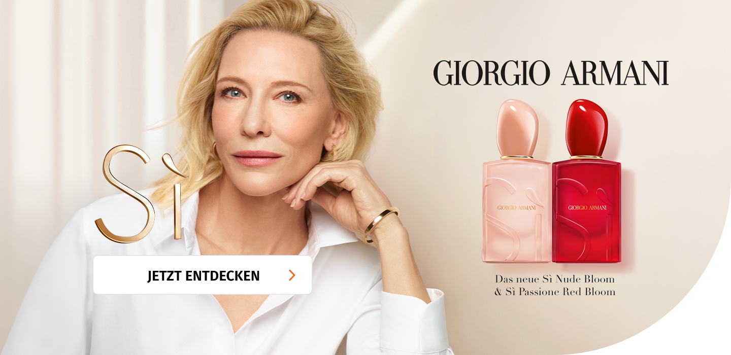 Armani Werbung Parfum neu Si Nude Bloom und Si Passion Red Bloom