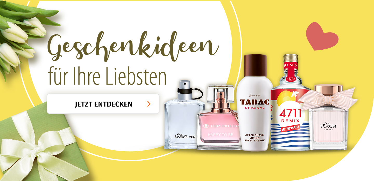 Werbebanner Mäurer+Wirtz Parfum-Geschenkideen