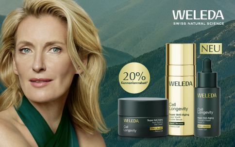 Weleda Cell Longevity Kennenlernrabatt bei Mueller