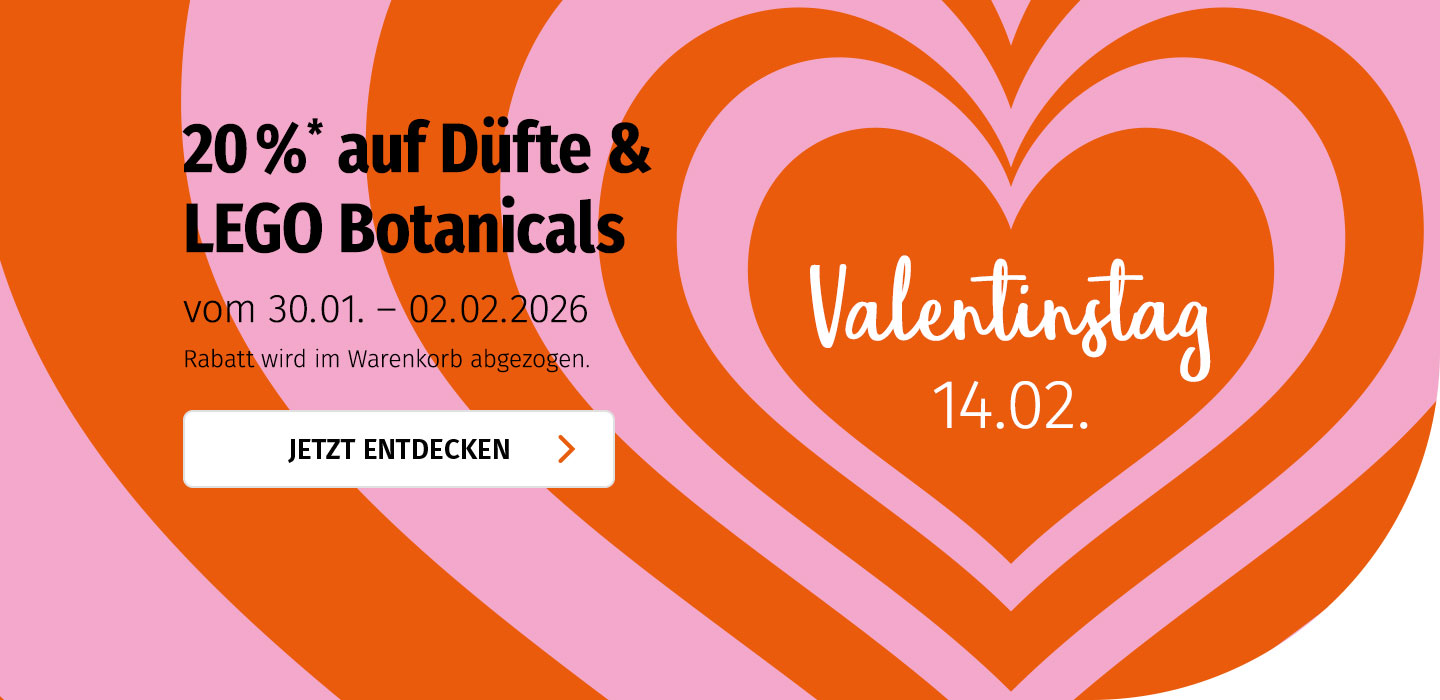 20% auf Düfte Valentinstagsaktion