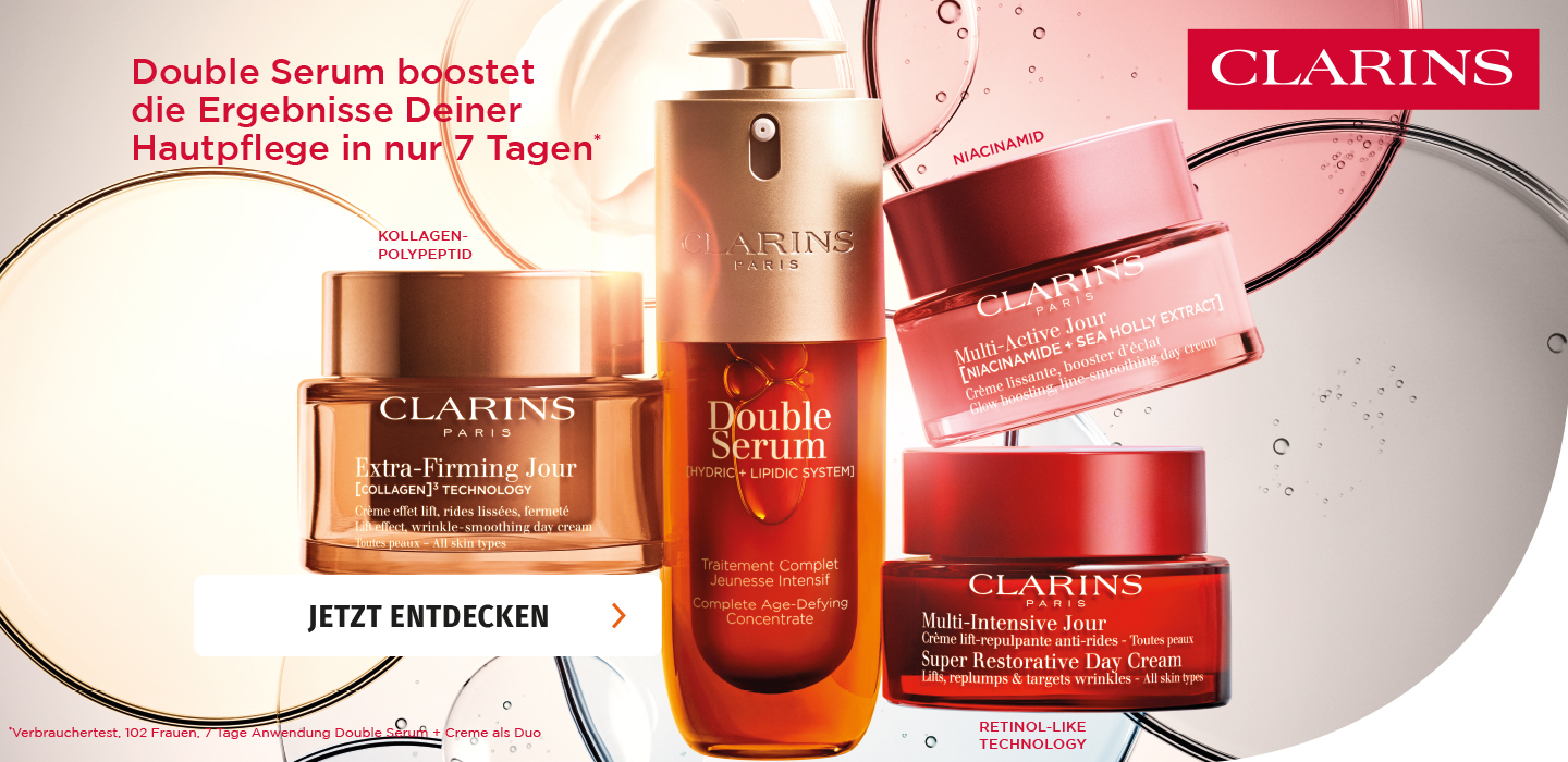 Clarins Hautpflegeartikel