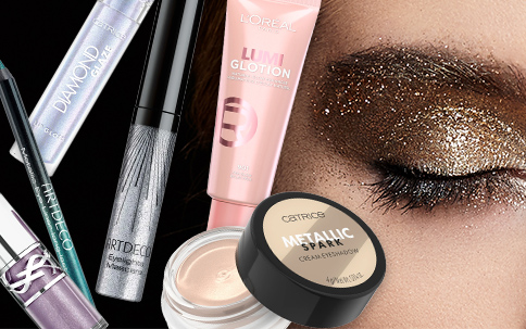 Trend: Metallic & Gloss Highlights, ausgewählte Make-Up Artikel