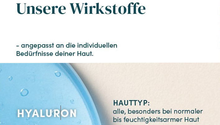 wirkstoff hyaluron in aprticot pads