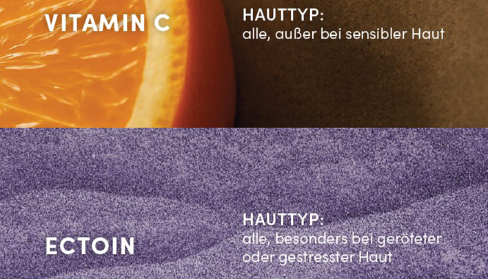 wirkstoffe Vitamin C+Ectoin in aprticot pads
