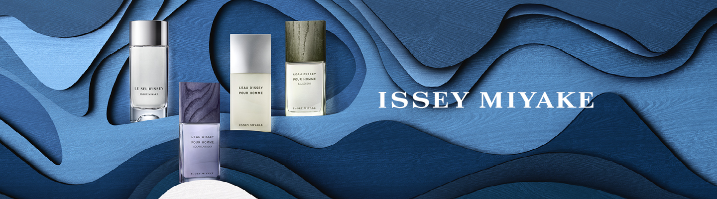 Issey Miyake_4 Flakons der unterschiedlichen Herrendüfte