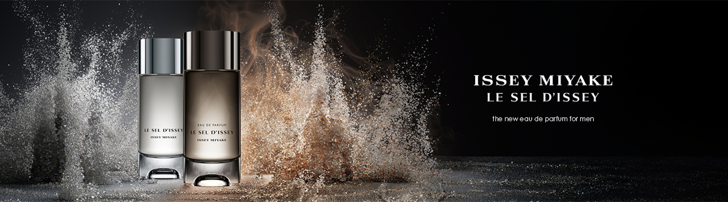 Issey miyake_2 Flakons des Herrenduftes Le Sel d'Issey