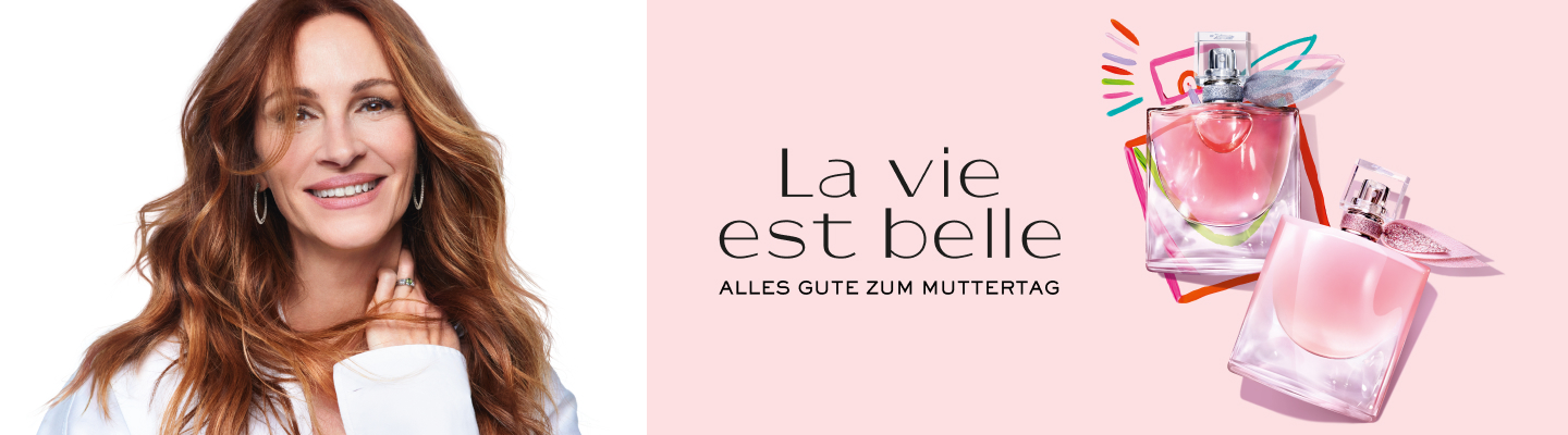 Lancome wünscht einen schönen Muttertag mit Bild von Julia Roberts