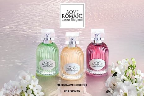 Laura Biagiotti Banner Aqve Romane Kachel 464x309px