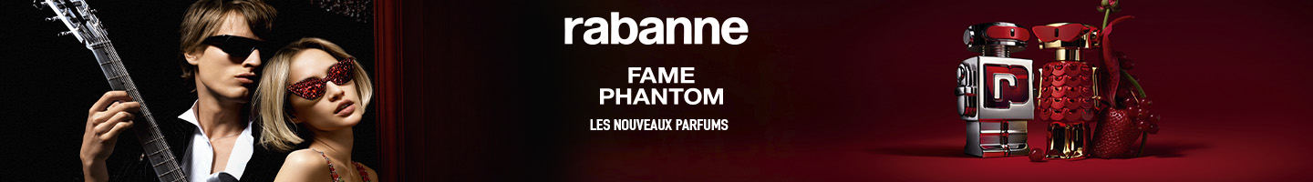 rabanne neue Parfums Fame & Phantom Werbebanner