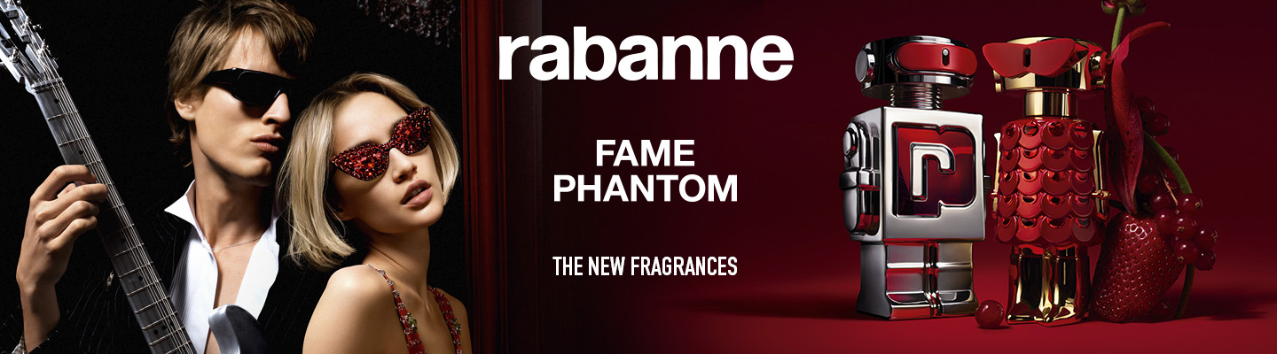 rabanne neue Parfums Fame & Phantom Werbebanner