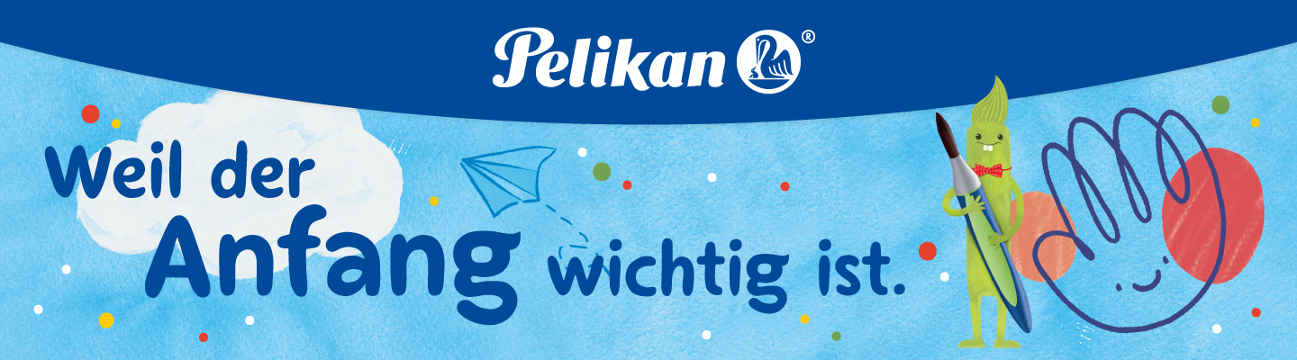 Pelikan Banner Weil der Anfang wichtig ist