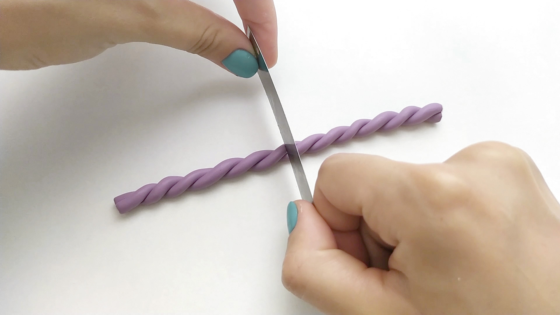 FIMO soft Ohrringe Schritt 4