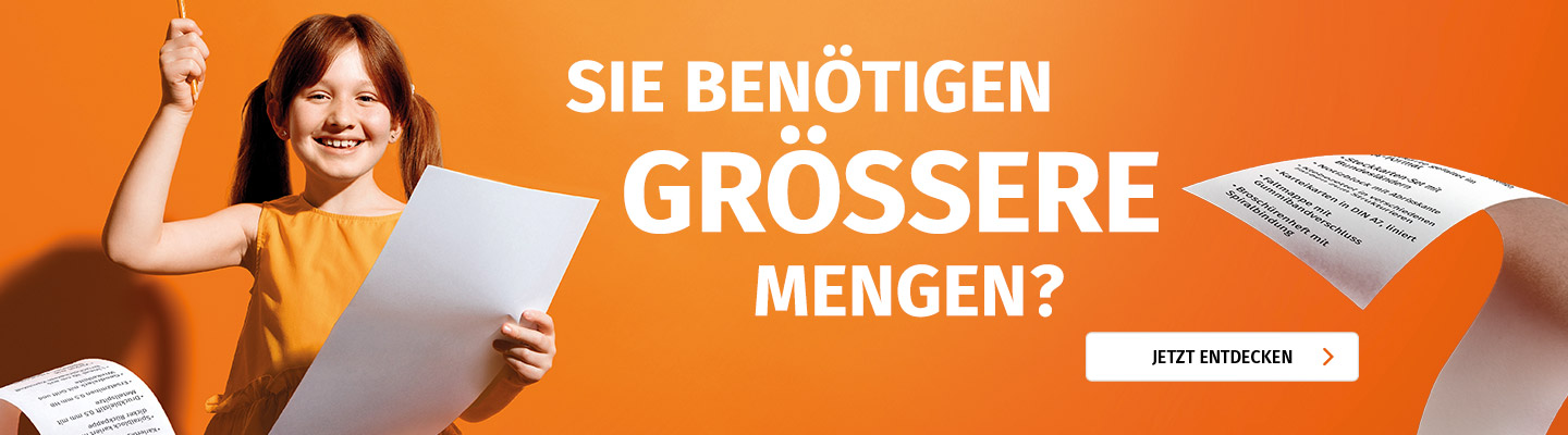 Sie benötigen größere Mengen?