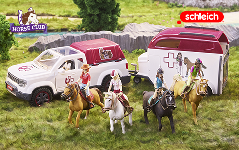 Banner Schleich Horseclub Back two School