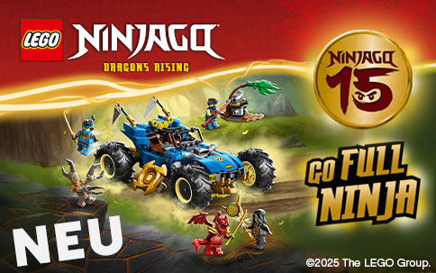 Banner mit Lego Ninjago jetzt entdecken