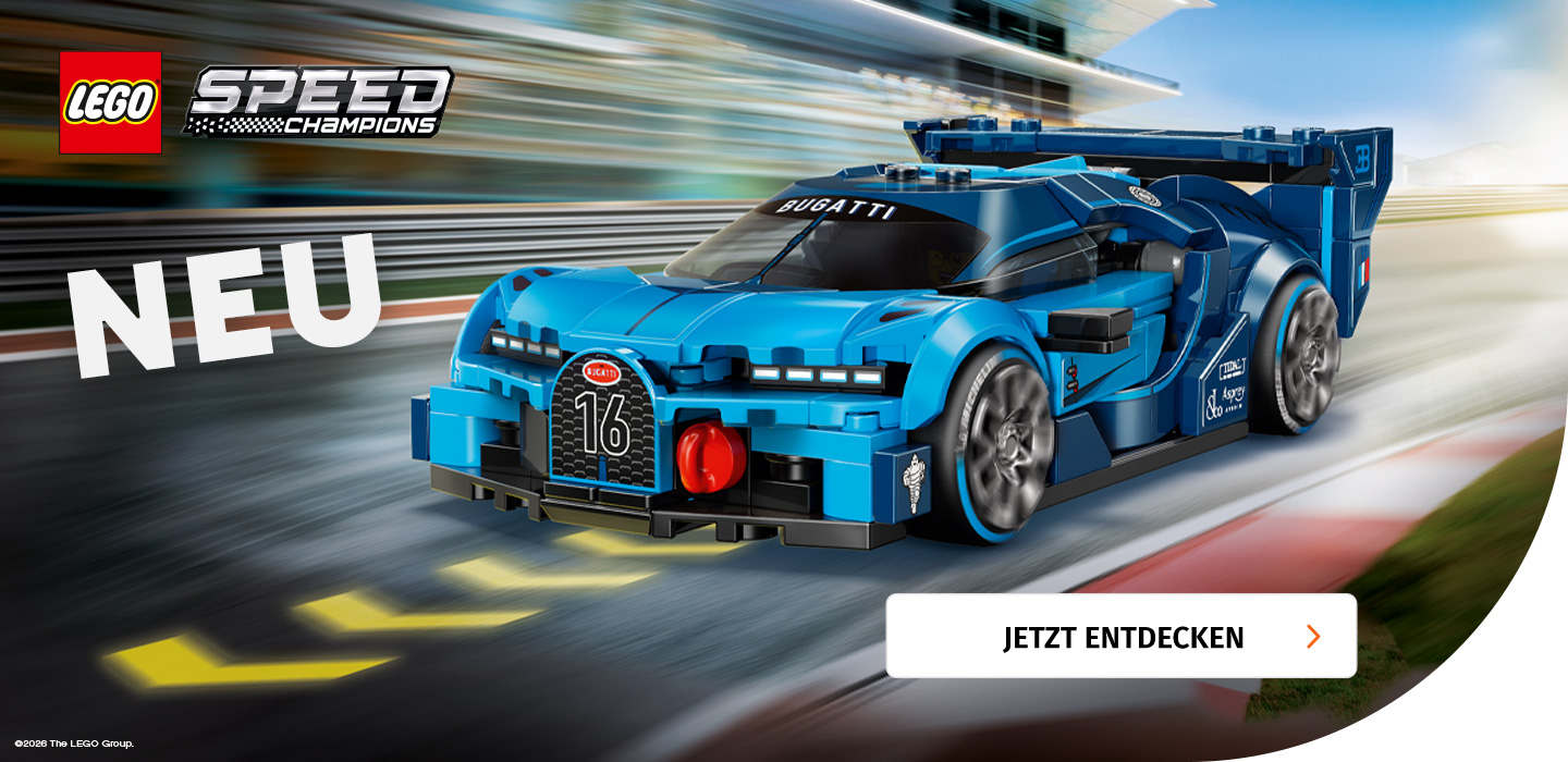 Banner mit Lego Speed Champs entdecken