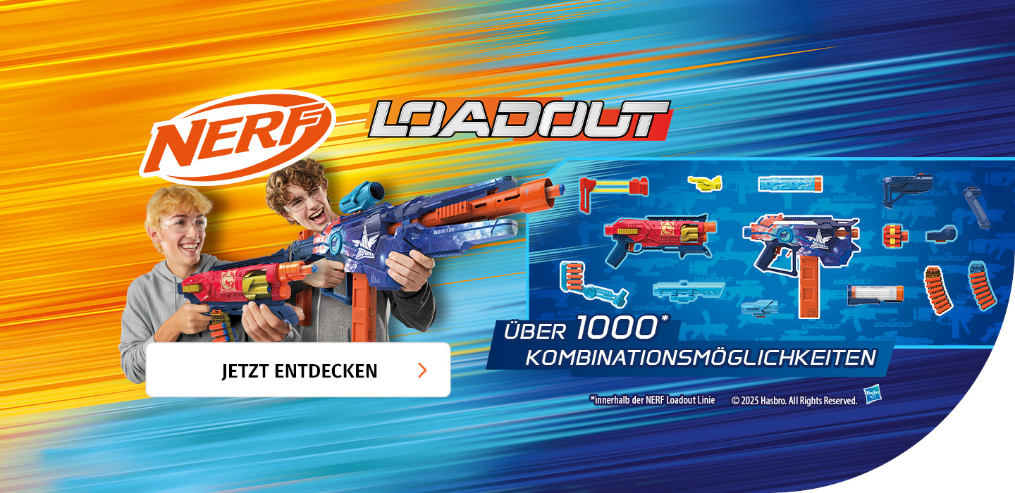 Banner mit Nerf Loadout