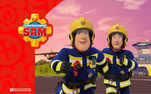 Feuerwehrmann Sam Kombibanner