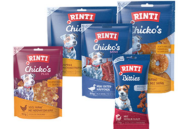 Rinti Snacks Chicko's und Bitties