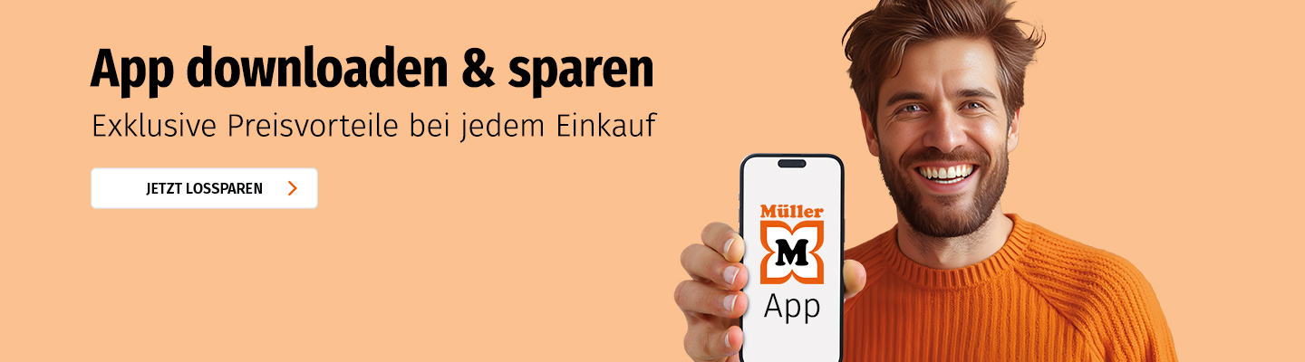 Müller App downloaden und sparen
