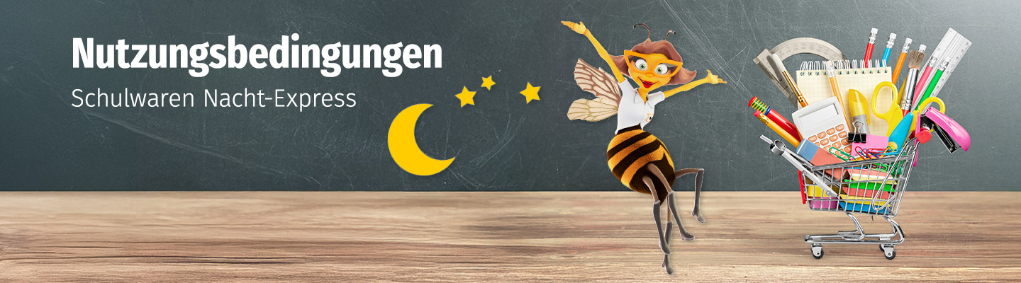 Schulwaren Nacht-Express DE/AT Nutzungsbedingungen