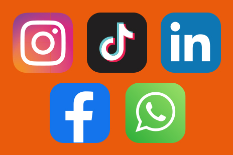 Müller auf Social Media