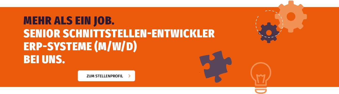 Senior Schnittstellenentwickler ERP-Systeme