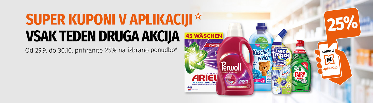 Super kuponi v aplikaciji