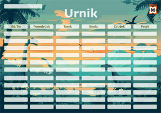 Različni motivi urnikov