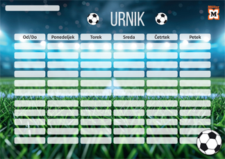 Različni motivi urnikov