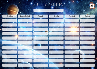 Različni motivi urnikov