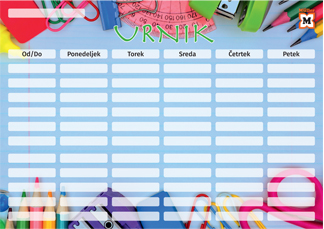 Različni motivi urnikov