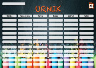 Različni motivi urnikov