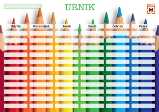 Različni motivi urnikov