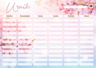 Različni motivi urnikov