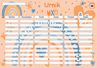 Različni motivi urnikov